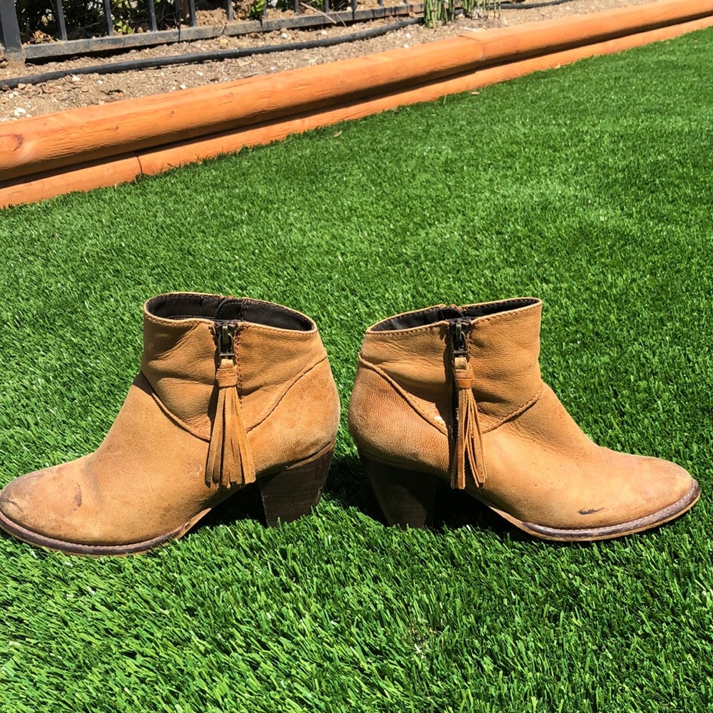 Real leather ankle boots